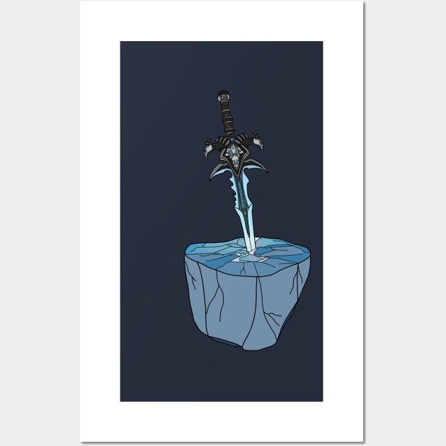 Frostmourne | The Lich King Sword Wall Art by MrDoze